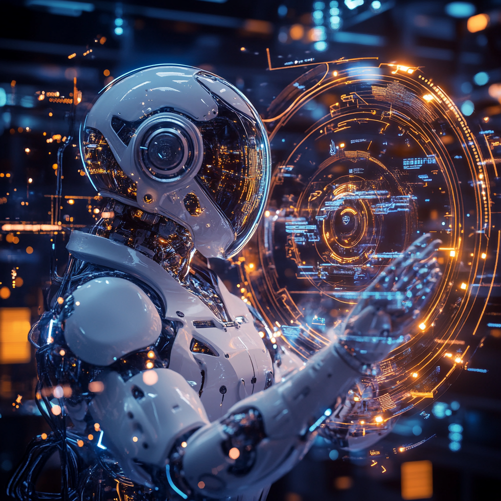 ai robot working
